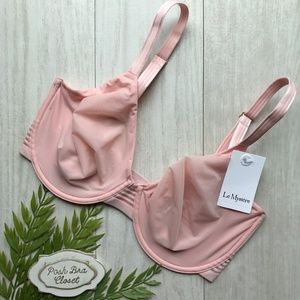 Le Mystere Infinite Comfort Unlined Underwire Bra #4138 | Seamless Stretch Microfiber | 3x2 Hook & Eye - View #10